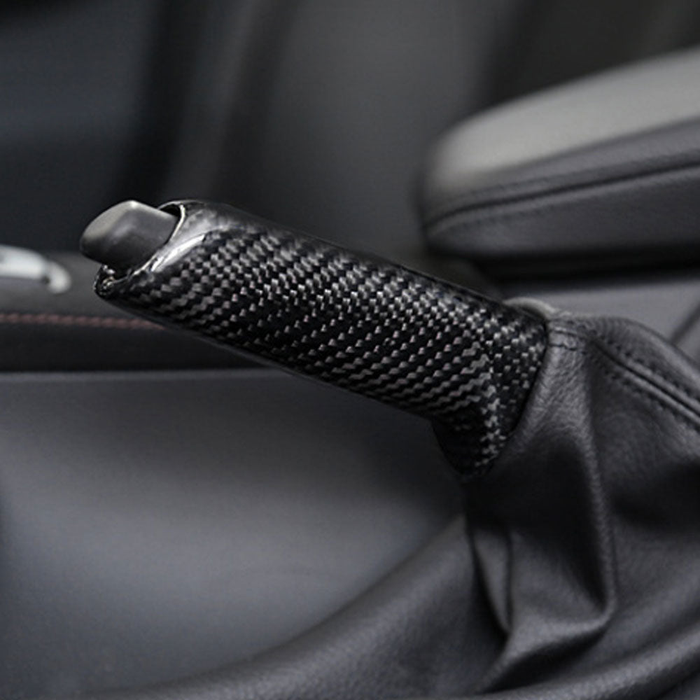 Vỏ che cần phanh tay sợi carbon